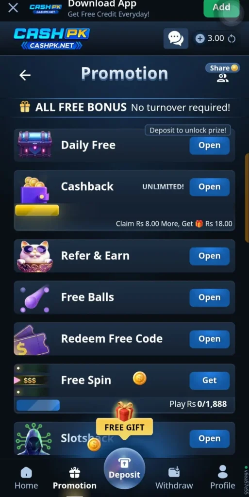 Cash PK Game